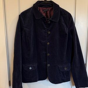 Land’s End Navy Velvety Jacket
